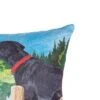 C&F Home 18" X 18" Dog Lake Pier Indoor/Outdoor Decorative Throw Pillow