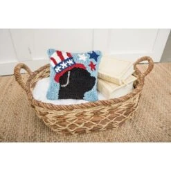 C&F Home 8" X 8" Patriotic Dog Hooked Americana July 4th Throw Pillow 8 C&F Home 8" X 8" Patriotic Dog Hooked Americana July 4th Throw Pillow -C&F Home Sales GUEST 067473b7 2369 4869 ace7 b3b9e57c2aa1