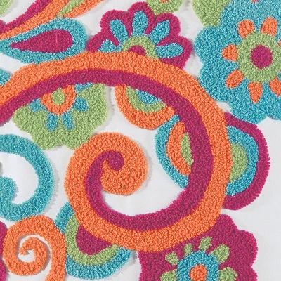 C&F Home 16" X 16" Flower Tufted Pillow 1 C&F Home 16" X 16" Flower Tufted Pillow