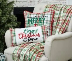 C&F Home Plaid Typographical Decorative Throw Pillows -C&F Home Sales GUEST 0fe4cc75 7989 4bfe 9988 2df263da7d8a