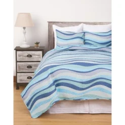 C&F Home Seawaves Coastal Beach Quilt Set -C&F Home Sales GUEST 125ea892 1fb7 461b 8a2f 835876d16310