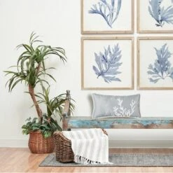 C&F Home 18" X 9" Seafoam Blue Coral Oblong Embellished Throw Pillow -C&F Home Sales GUEST 1736bcee 53cf 4363 8461 8fe49aea0380