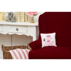 C&F Home 10" X 10" You Warm My Heart Embroidered Valentine's Day Throw Pillow -C&F Home Sales GUEST 1847bc4c 48ed 491e 8581 173f7b1197a7