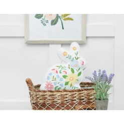 C&F Home 14" Floral Easter Bunny Spring Shaped Throw Pillow -C&F Home Sales GUEST 21dfb4ac 84f8 42cb 9b35 bea3c50a21d1