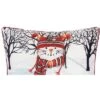 C&F Home Snow Cat Light-Up LED 18" X 18" Throw Pillow