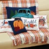 C&F Home Autumn Pumpkin Hooked Pillow