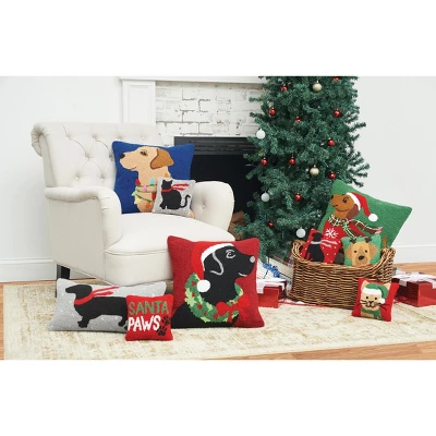 C&F Home Winter Dachshund Hooked Throw Pillow 2 C&F Home Winter Dachshund Hooked Throw Pillow - Image 2