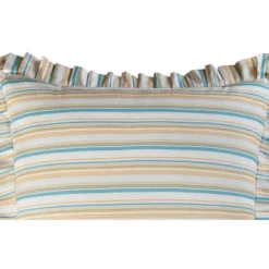 C&F Home 26" X 26" Natural Shells Stripe Euro Sham