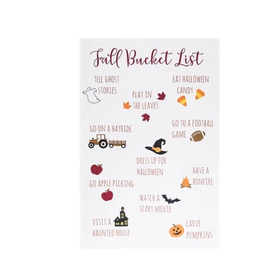 C&F Home Fall Bucket List Towel 1 C&F Home Fall Bucket List Towel