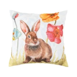C&F Home 18" X 18" Sitting Bunny Easter Indoor/Outdoor Throw Pillow -C&F Home Sales GUEST 3296663a a89e 4425 98f7 602077128774