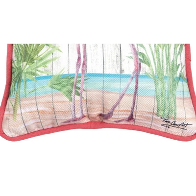 C&F Home 8" X 8" Flamingo Paradise Petite Printed Throw Pillow 2 C&F Home 8" X 8" Flamingo Paradise Petite Printed Throw Pillow - Image 2