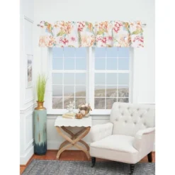 C&F Home Chandler Cove Cotton White Valance Window Treatment