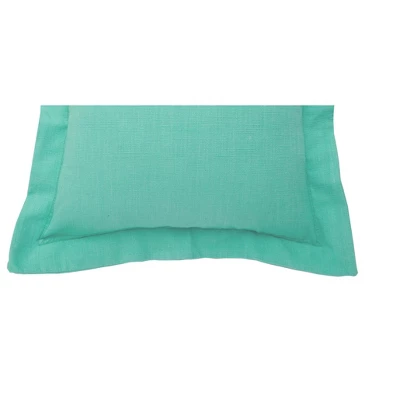 C&F Home Aqua Flange Throw Pillow 2 C&F Home Aqua Flange Throw Pillow - Image 2