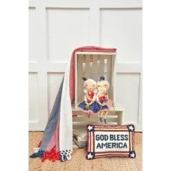 C&F Home 6.5" X 9" God Bless America July 4th Needlepoint Petite Throw Pillow -C&F Home Sales GUEST 405da0f0 a347 479b ab2b b7728e00af9b