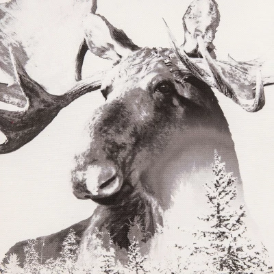 C&F Home Moose Forest Indoor And Outdoor Throw Pillow 1 C&F Home Moose Forest Indoor And Outdoor Throw Pillow