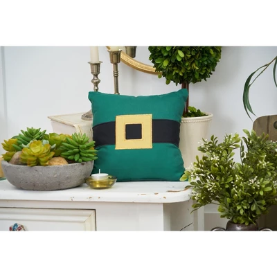 C&F Home 10" X 10" St. Patty's Belt Embroidered Throw Pillow 1 C&F Home 10" X 10" St. Patty's Belt Embroidered Throw Pillow