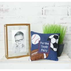 C&F Home 8" X 8" Tooth Fairy Embroidered Petite Throw Pillow