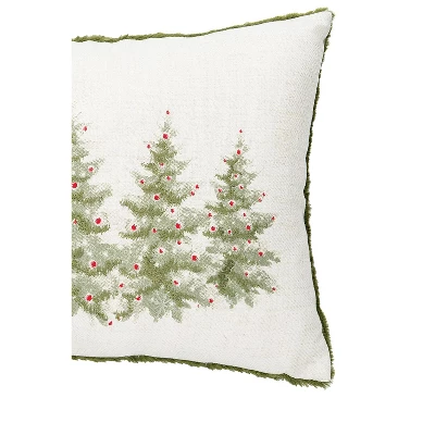 C&F Home Winter Trees 13" X 20" Embellished Throw Pillow 2 C&F Home Winter Trees 13" X 20" Embellished Throw Pillow - Image 2