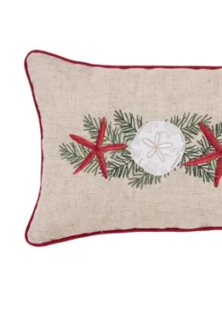 C&F Home Starfish Garland Pillow