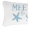 C&F Home 12" X 24" Meet Me At The Sea Embroidered Throw Pillow