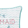 C&F Home 10" X 10" Make Waves Mermaid Embroidered Throw Pillow