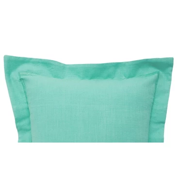 C&F Home Aqua Flange Throw Pillow 1 C&F Home Aqua Flange Throw Pillow