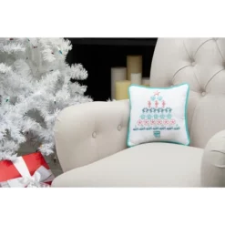 C&F Home 10" X 10" Coastal Tree Embroidered Christmas Holiday Throw Pillow -C&F Home Sales GUEST 63093b3a 86ab 4013 87da 92d3b577f5ef