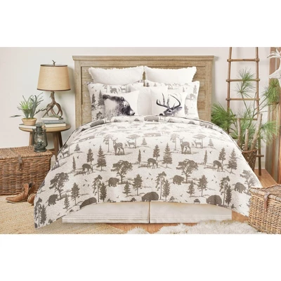 C&F Home Bear Forest Indoor And Outdoor Throw Pillow 2 C&F Home Bear Forest Indoor And Outdoor Throw Pillow - Image 2