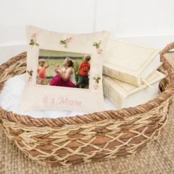 C&F Home 10" X 10" Number 1 Mom Embroidered Picture Pillow -C&F Home Sales GUEST 63d22f67 512a 4110 98e6 8fcbaca3d9af