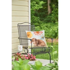 C&F Home 18" X 18" Floppy Ear Bunny Spring Easter Indoor/Outdoor Throw Pillow -C&F Home Sales GUEST 66ded2e3 90d7 4641 9f66 1b4b8871c8b0