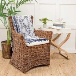 C&F Home Chenille Anchor Woven 50" X 60" Throw Blanket With Fringe -C&F Home Sales GUEST 698641c2 7aea 4eb6 a84f 039399523815