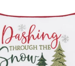 C&F Home Dashing Through The Snow Pillow