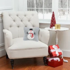 C&F Home 10" X 10" Snowman Knitted Christmas Holiday Throw Pillow -C&F Home Sales GUEST 6d3071eb 5363 4374 94cb ab3504dde4a8