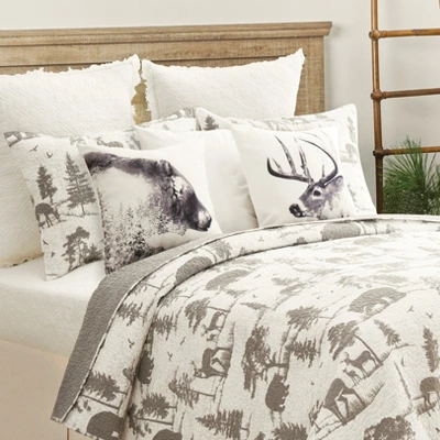 C&F Home Bear Forest Indoor And Outdoor Throw Pillow 1 C&F Home Bear Forest Indoor And Outdoor Throw Pillow