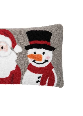 C&F Home Christmas Buddies Trio Hooked Pillow 2 C&F Home Christmas Buddies Trio Hooked Pillow - Image 2