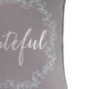 C&F Home 18" X 18" Grateful Wreath Embroidered Thanksgiving Throw Pillow