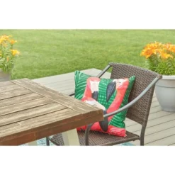 C&F Home 18" X 18" Pink Flamingos Coastal Tropical Indoor/Outdoor Throw Pillow -C&F Home Sales GUEST 8b035ef5 a0f4 4edc 89c2 2c31fee630ff