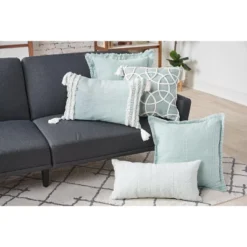 C&F Home 18" X 18" Lily Seaglass Geometric Throw Pillow -C&F Home Sales GUEST 8c2cf777 c1e7 46ac ac8c f5436be6f3a2