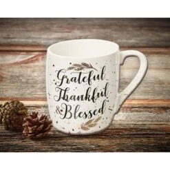 C&F Home 30 Oz. Grateful, Thankful, Blessed Mug -C&F Home Sales GUEST 8d0eb09e 7691 4a4a 9517 cc1948440938