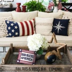 C&F Home 6.5" X 9" God Bless America July 4th Needlepoint Petite Throw Pillow -C&F Home Sales GUEST 90f98aa3 ae2f 41a7 8fa6 cce26ee4c00c