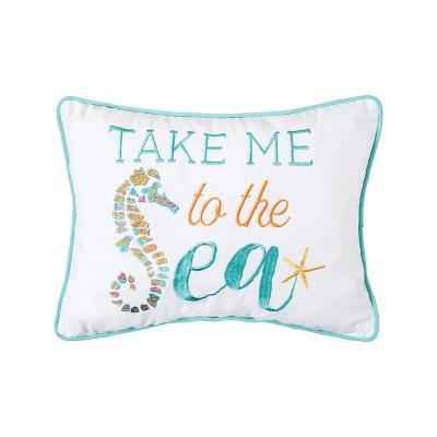 C&F Home Take Me To The Sea Embroidered Throw Pillow 6 C&F Home Take Me To The Sea Embroidered Throw Pillow - Image 6