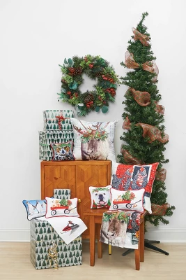 C&F Home Bull Dog Flower Crown Printed Throw Pillow 3 C&F Home Bull Dog Flower Crown Printed Throw Pillow - Image 3