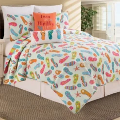 C&F Home Flip Flop Life Coastal Beach Theme Quilt Beach Mini Set -C&F Home Sales GUEST a64d0603 009b 475b a979 6839ad3005e7