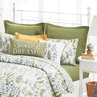 C&F Home Botanical Leaves Embroidered Throw Pillow 2 C&F Home Botanical Leaves Embroidered Throw Pillow - Image 2