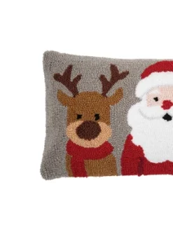 C&F Home Christmas Buddies Trio Hooked Pillow