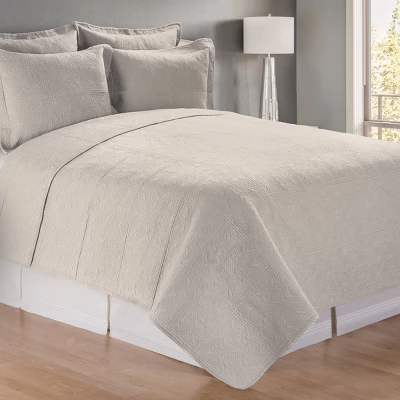 C&F Home 20" X 26" Taupe Matelasse Standard Sham 1 C&F Home 20" X 26" Taupe Matelasse Standard Sham