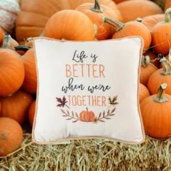 C&F Home 10" X 10" Life Is Better When We're Together Harvest Embroidered Fall Throw Pillow -C&F Home Sales GUEST a88ba397 a162 40e5 b740 83b6e0a64d58