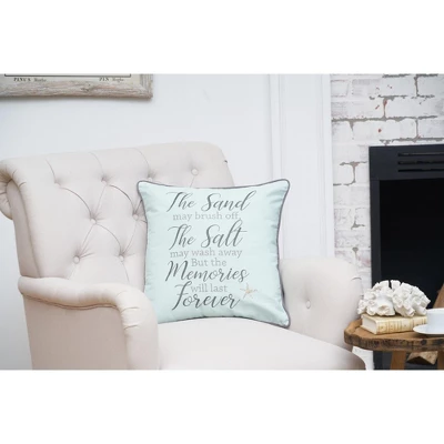 C&F Home 18" X 18" Memories Forever Embroidered Pillow 2 C&F Home 18" X 18" Memories Forever Embroidered Pillow - Image 2