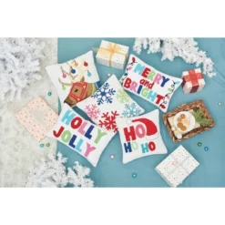 C&F Home Hohoho Hooked Throw Pillow -C&F Home Sales GUEST ae971ced 1b46 45dc 95be 543333d8f4b2