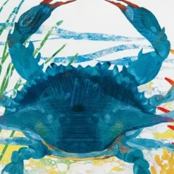 C&F Home 18" X 18" Blue Crab Coastal Indoor/Outdoor Decorative Throw Pillow -C&F Home Sales GUEST afea1da1 9ec3 46ad 9e05 f7d039a9f73c